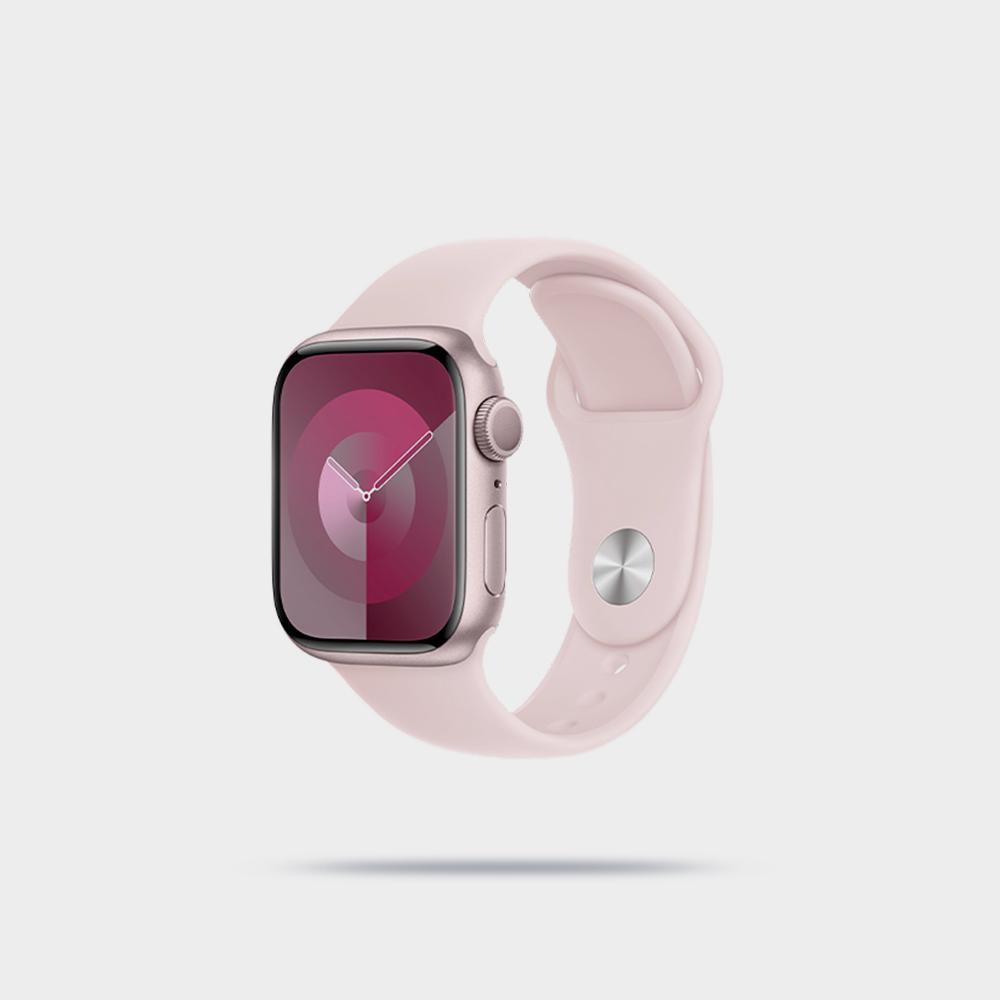 Apple Watch Series 9 GPS + Cellular 45mm Steel Case with Clay Sport Band - Imagem 5