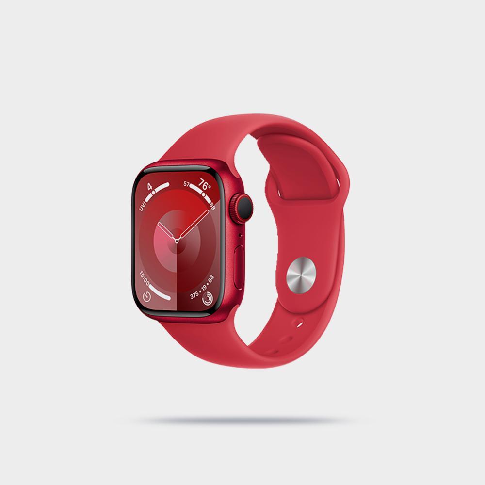 Apple Watch Series 9 GPS + Cellular 45mm Steel Case with Clay Sport Band - Imagem 4