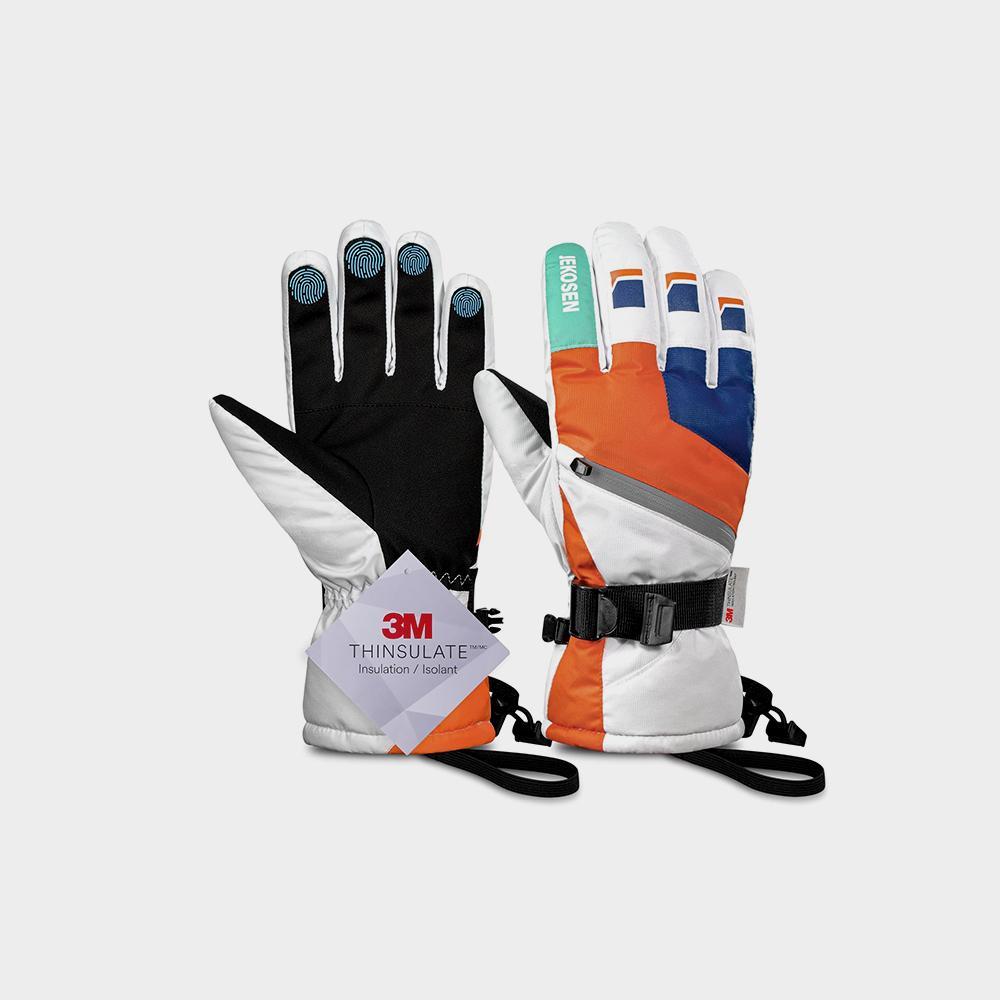 JEKOSEN Ski Gloves Waterproof Touchscreen Snowboard Gloves Winter Keep Warm Gloves - Imagem 4