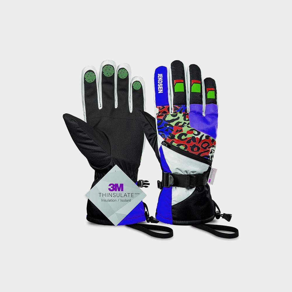 JEKOSEN Ski Gloves Waterproof Touchscreen Snowboard Gloves Winter Keep Warm Gloves - Imagem 3
