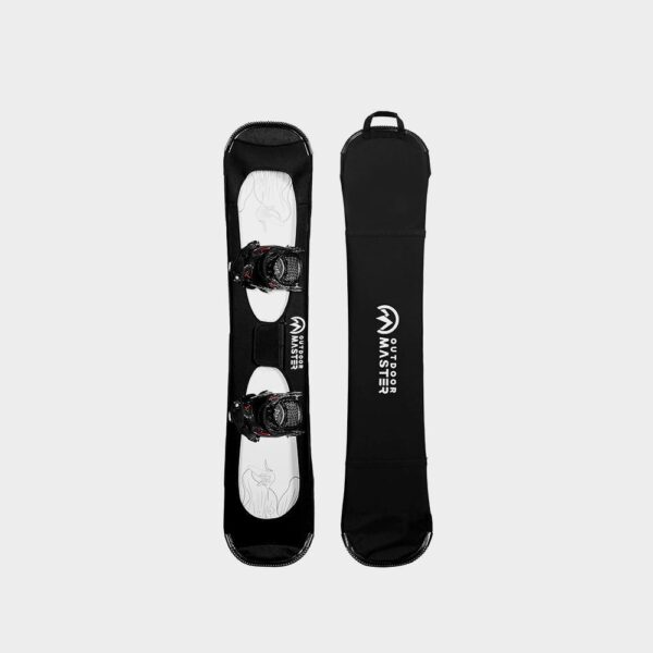 OutdoorMaster Snowboard Sleeve Soft Cover Case with Rubber Bumpers