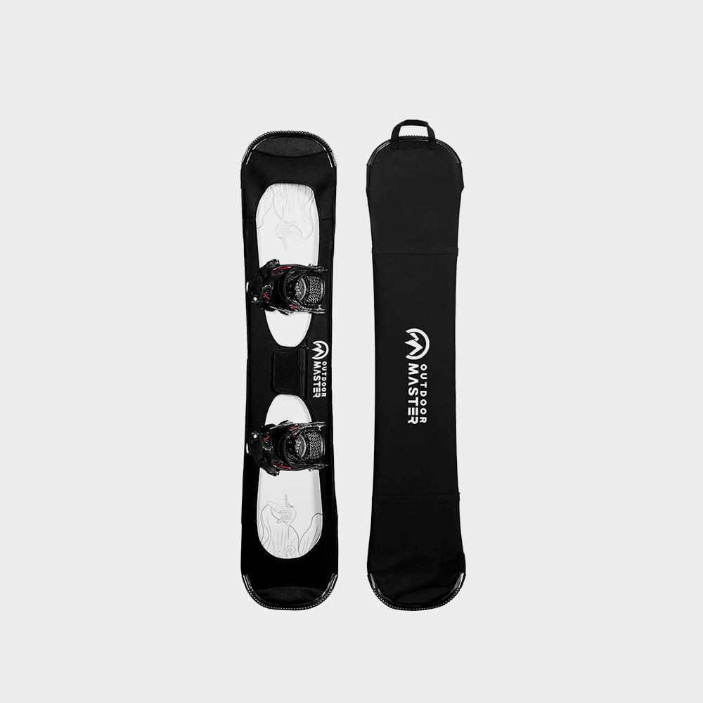 OutdoorMaster Snowboard Sleeve Soft Cover Case with Rubber Bumpers