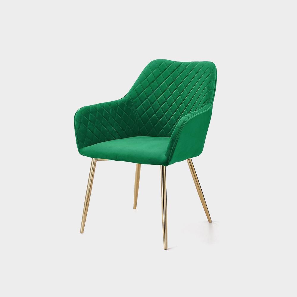 Angela Luxury Modern Restaurant Dining Chair Nordic Upholstered Fabric Velvet - Imagem 4