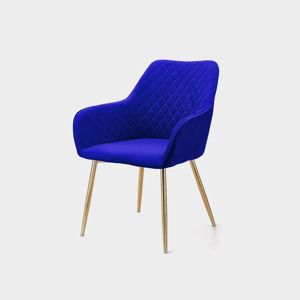Angela Luxury Modern Restaurant Dining Chair Nordic Upholstered Fabric Velvet - Imagem 5