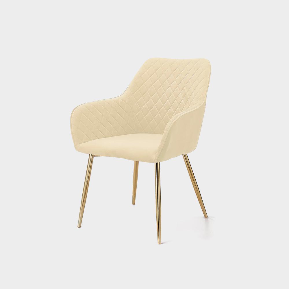 Angela Luxury Modern Restaurant Dining Chair Nordic Upholstered Fabric Velvet - Imagem 3