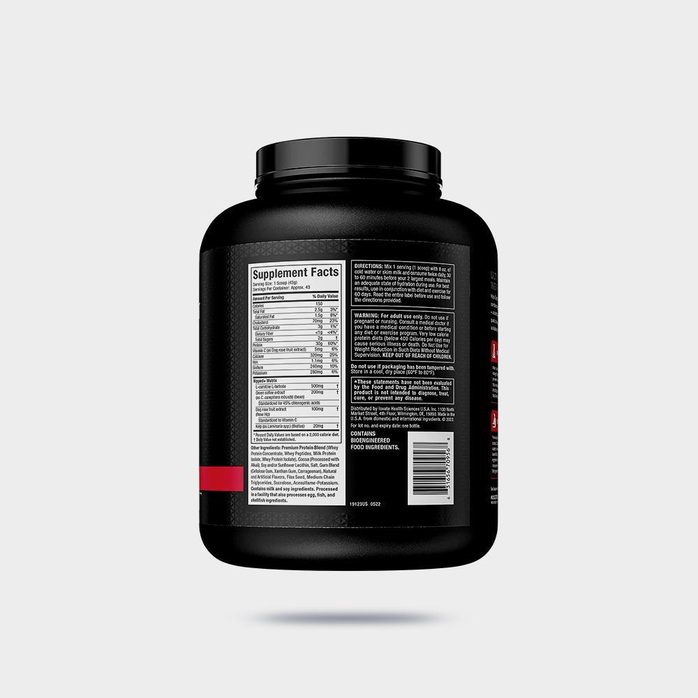 Nitro Tech, Ripped, Ultimate Protein Weight Loss Formula, Chocolate Fudge Brownie - Imagem 3