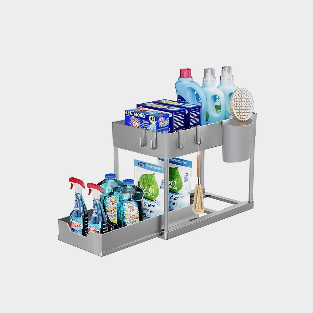 Under Sink Organizers and Storage Pull Out Sliding Drawer, Multi-purpose for Kitchen - Imagem 2